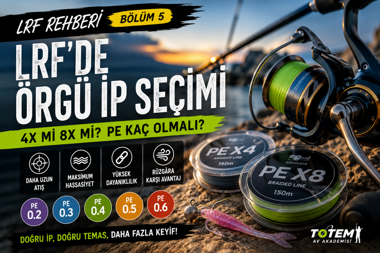 LRF’de Örgü İp Seçimi: 4X mi 8X mi? Hangi Kalınlık Kullanılmalı? – Bölüm 5