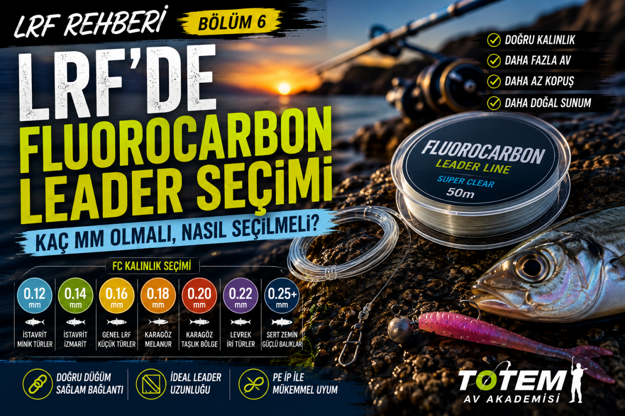 LRF’de Fluorocarbon Leader Seçimi: Kaç mm Olmalı, Nasıl Seçilmeli? – Bölüm 6
