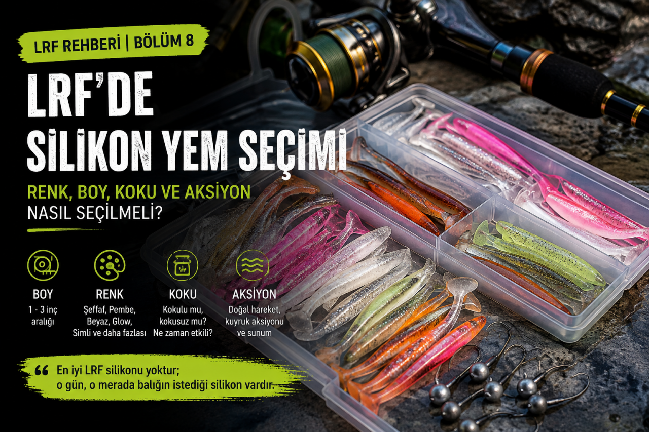 LRF’de Silikon Yem Seçimi: Renk, Boy, Koku ve Aksiyon Nasıl Seçilmeli? – Bölüm 8