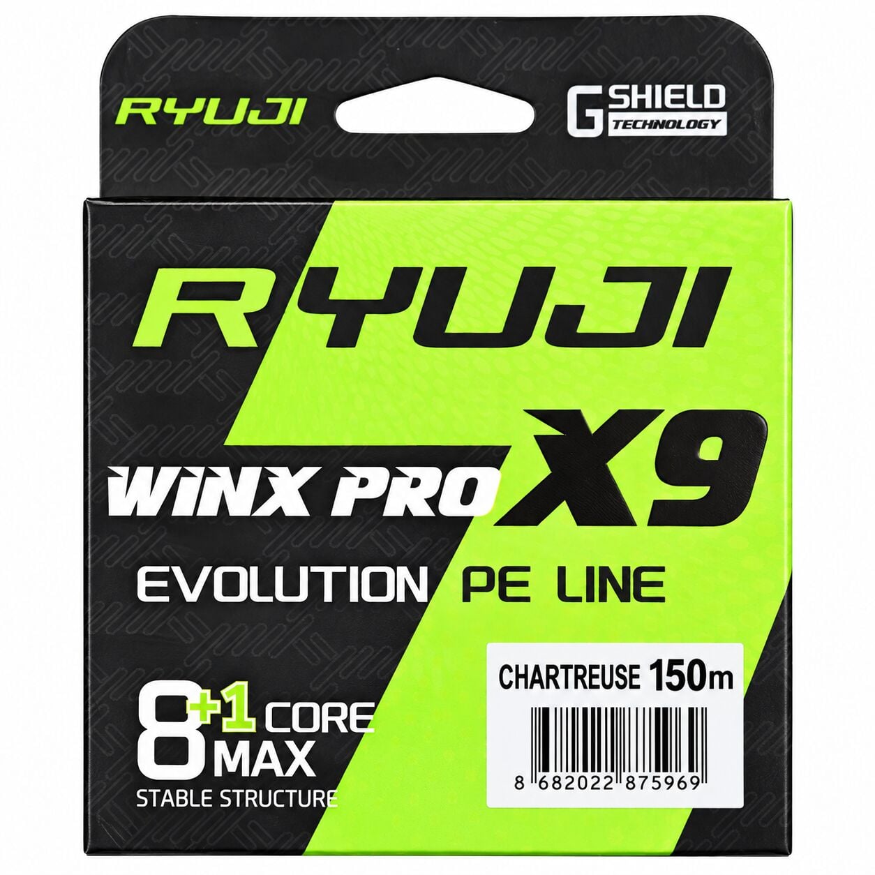 Ryuji Winx Pro X9 150m 8+1 Örgü İp Misina – Chartreuse 0,14 MM