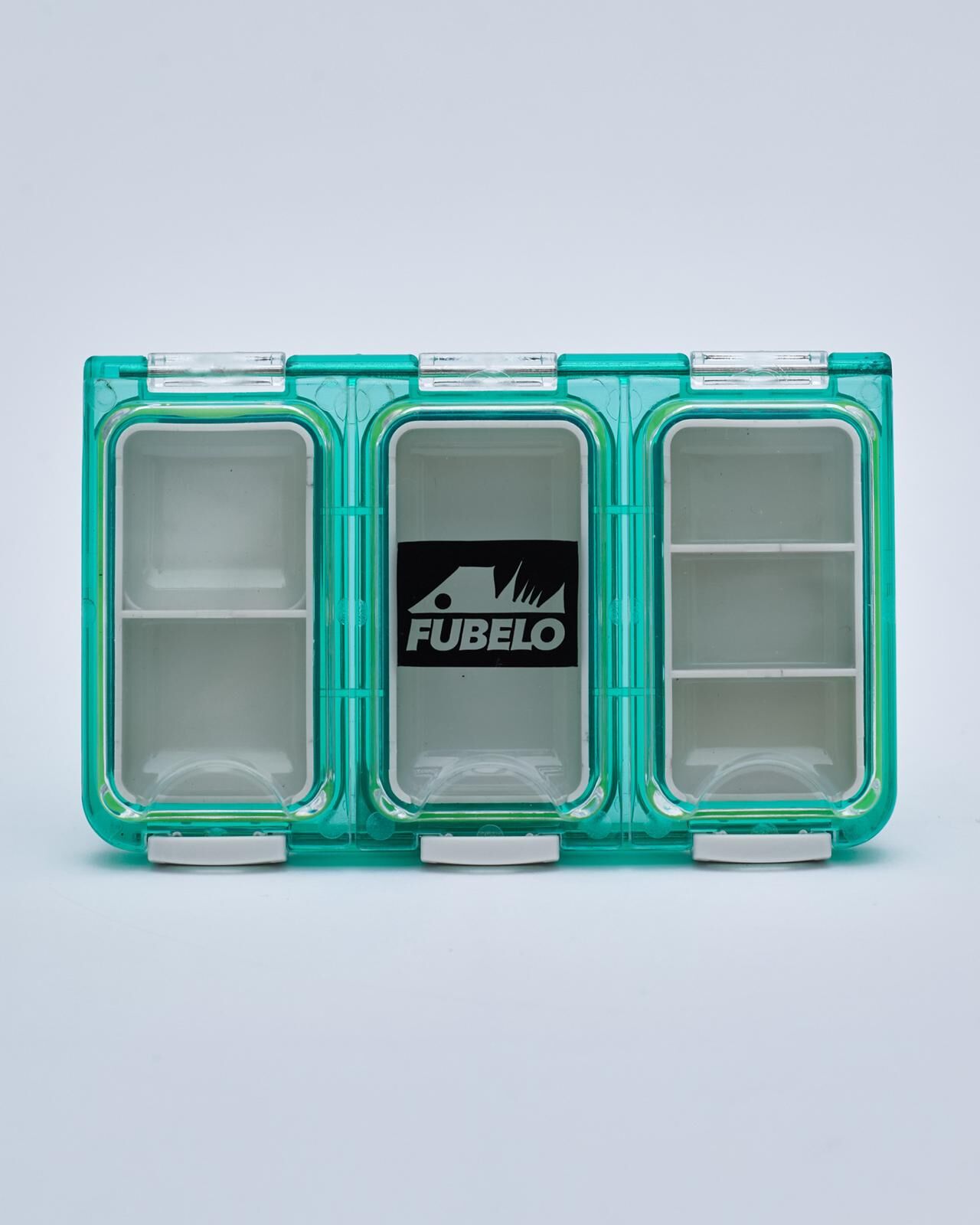 Fubelo FUBOX SPARE sızdırmaz  Klips-iğne-halka saklama kutusu # yeşil