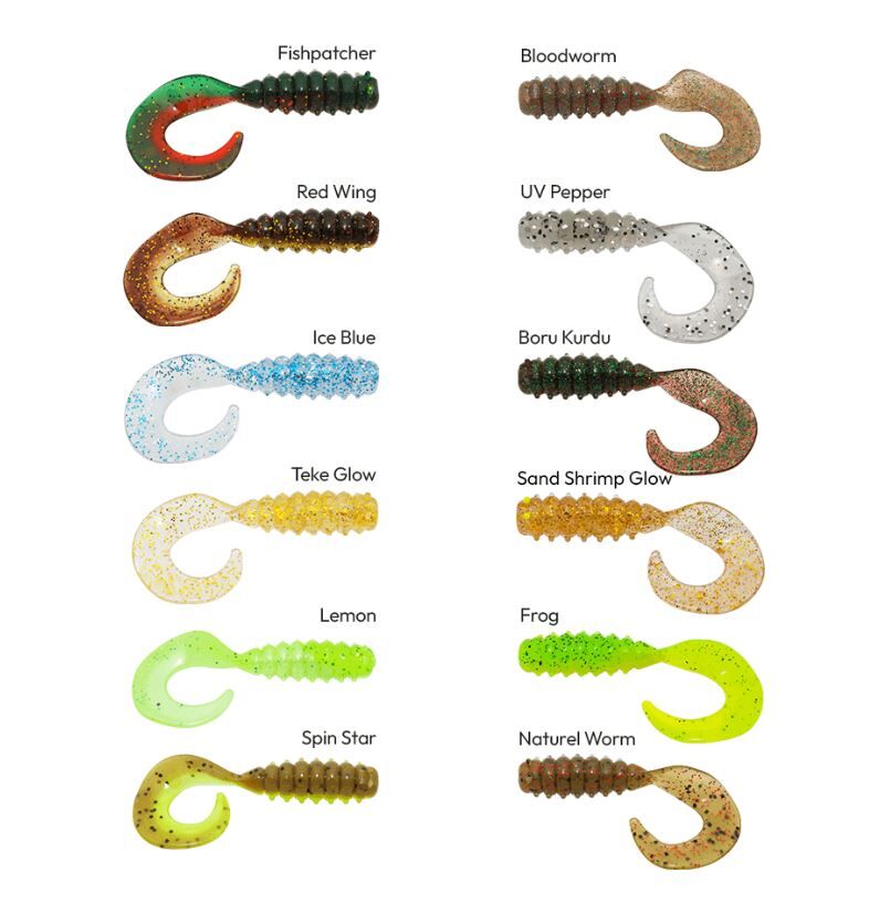 Hanfish Gurt 6 Cm Silikon Yem #Renk:66 BLOODYWORM