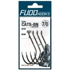 Fudo 6901 Catfish Black Nikel Big Game Olta İğnesi - 3/0 No 7 Adet