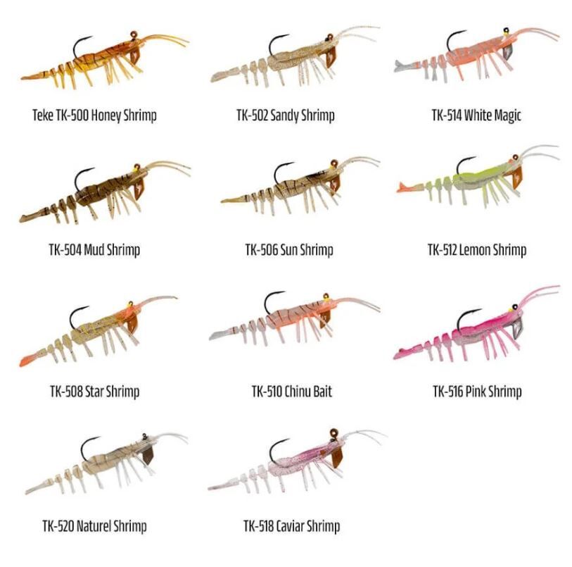 Hanfish TEKE Shrimp 7.5 cm 7 gr Silikon Karides #RENK:CHİNU BAİT
