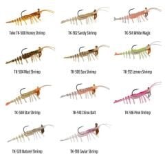 Hanfish TEKE Shrimp 7.5 cm 7 gr Silikon Karides #RENK:CHİNU BAİT