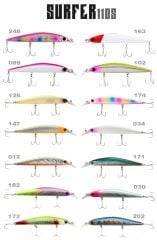 Fujin Surfer 110s 20gr 11cm Maket Balık -  RENK:248 PİNK RAİNBOW