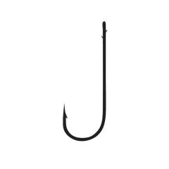 Fudo 6111 Worm SSB2 Black Nikel Uzun Pala Tırnaklı İğne - 1/0 No 5 Adet