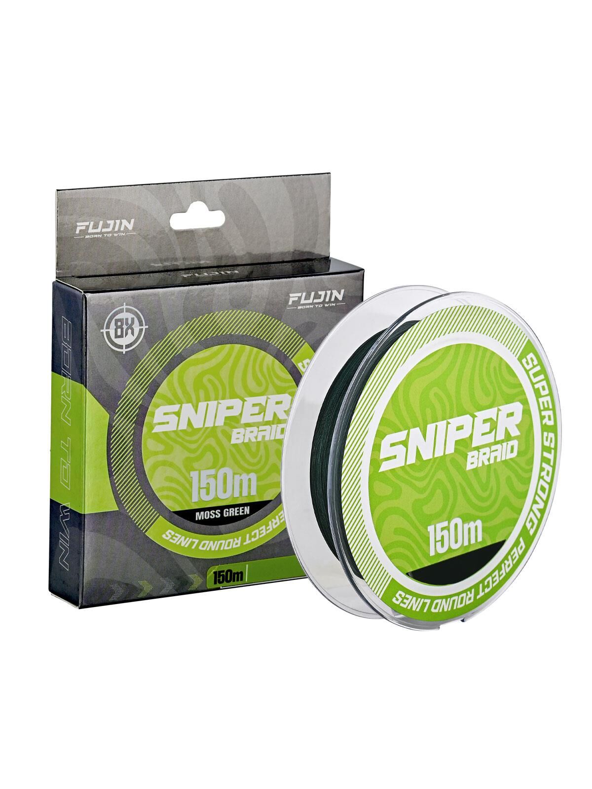 Fujin Sniper 8X 150Mt. 0.12 mm.  Moss Green İp Misina