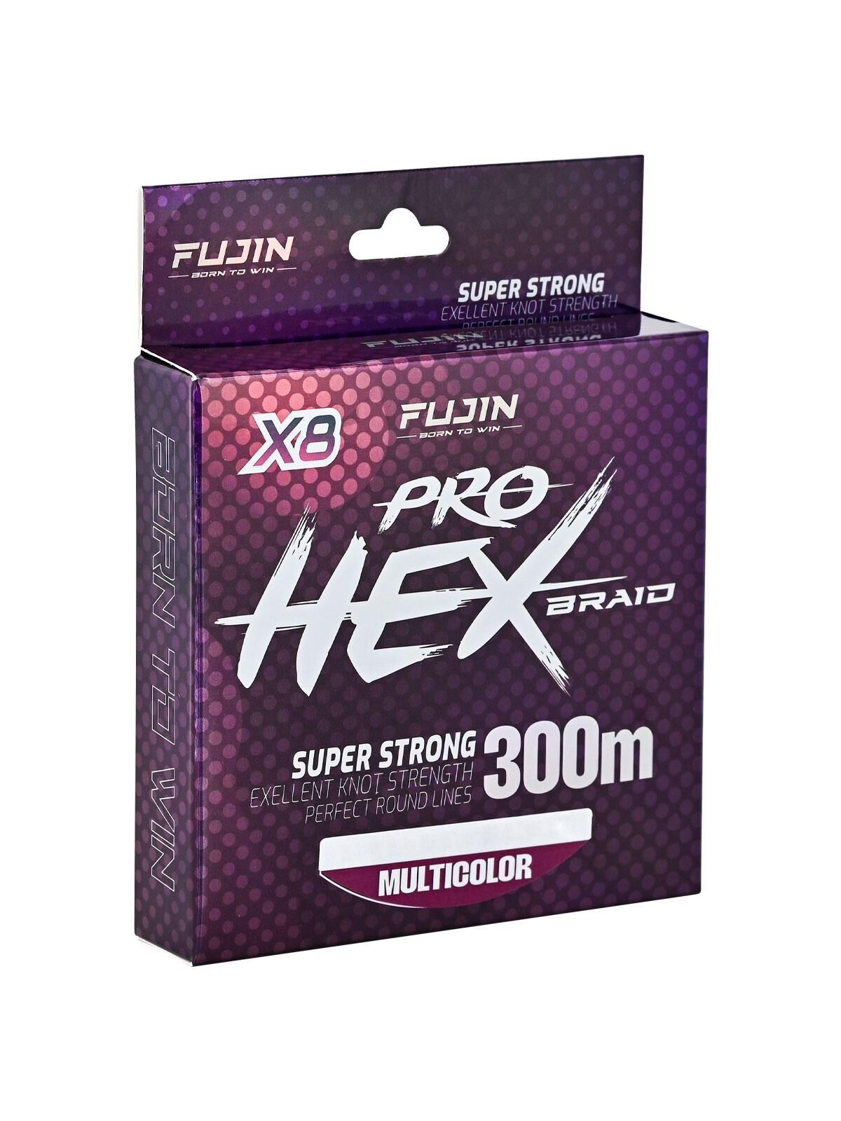 Fujin Pro Hex 8X 300Mt. 0.16 mm Multicolor İp Misina