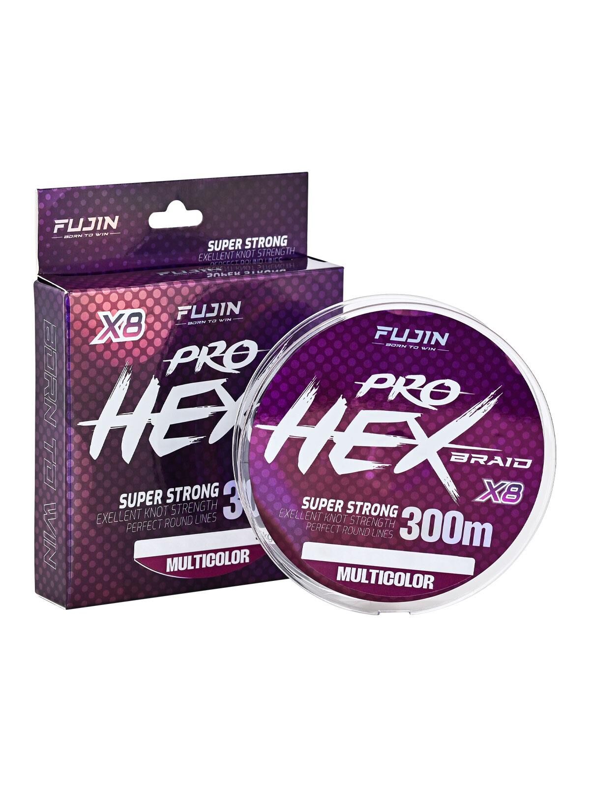 Fujin Pro Hex 8X 300Mt. 0.19 mm Multicolor İp Misina