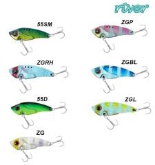 River Sebastian Vibra 5 gr Renk: Zebra Glow