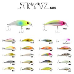 Fujin Ziggy 50mm 3.6gr LRF Maket Balık - 03T trans iwashi