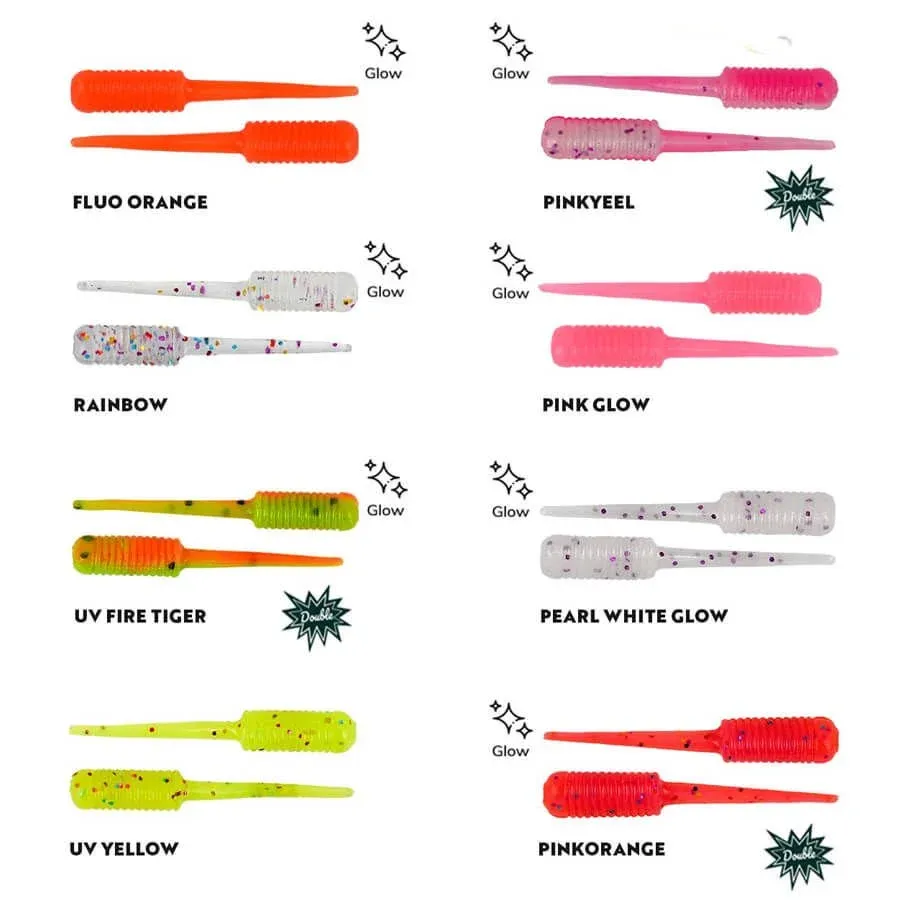 Fujin Baby FRY 2,7cm LRF Silikon Yem #RENK:UV FİRE TİGER