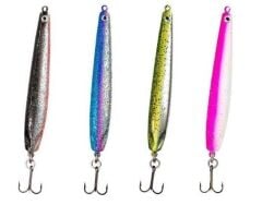 Fladen Escaping Herring 9.5 cm 22 gr Kaşık Renk: 01 Black Silver Glitter