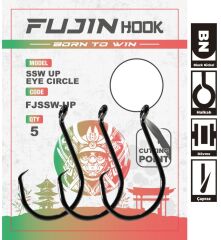 Fujin SSW Up Eye Circle Delikli Yemli Kancası 2-0 no