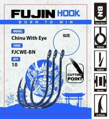 Fujin Chinu With Eye Delikli Çapraz Olta Kancası #no:3