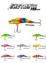 Fujin Metal Vibe 55mm 15gr Vibrasyon #RENK:Blue Pink Zebra GLOW