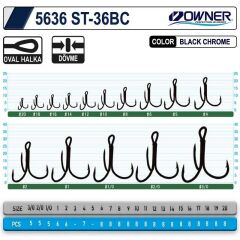 Owner 5636-071 ST-36BC Üçlü İğne No:4 7'li Paket