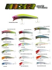 Fujin Hacker 90mm 13.7gr SSR Floating Maket Balık -102 Florida Slv