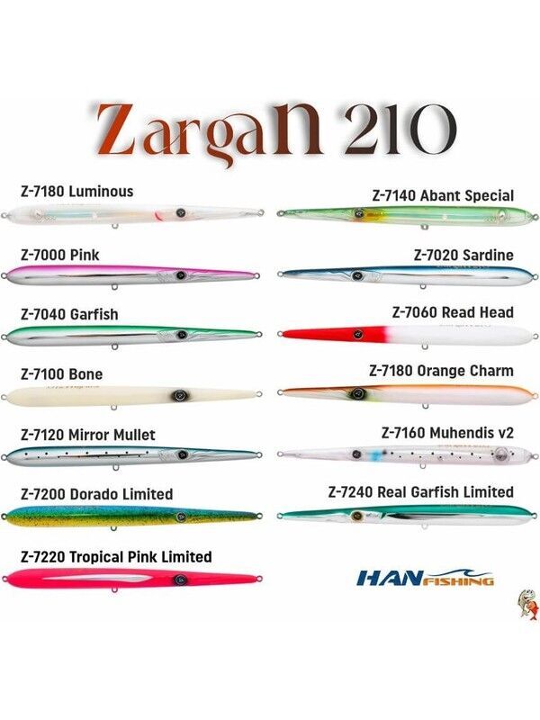 Zargan 21 cm 30 gr Su Üstü Maket Yem Z-7040 Garfish
