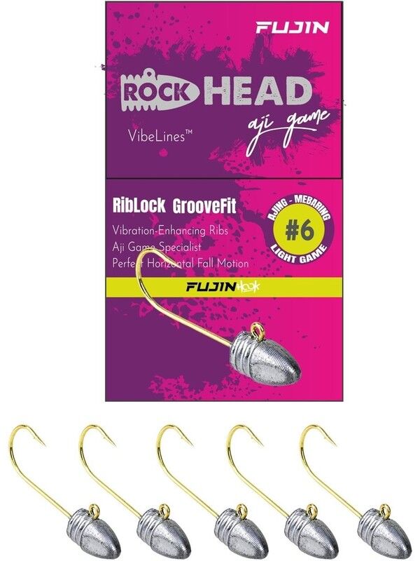 Rock-Head 6no Aji Game Jighead 2,5 gr