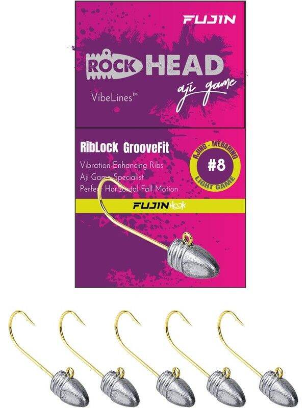 Rock-Head 8no Aji Game Jighead 0,8 gr