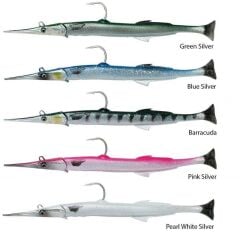 Savage Gear Needlefish Pulsetail 2+1 14 cm 12g #Pearl White Silver