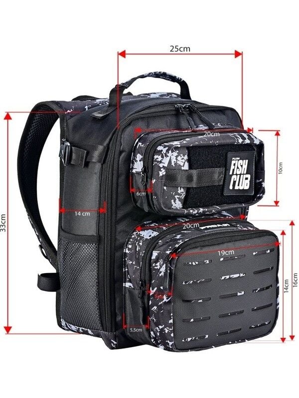 Proaji Back Pack Brown Camo Balıkçı Sırt Çantası