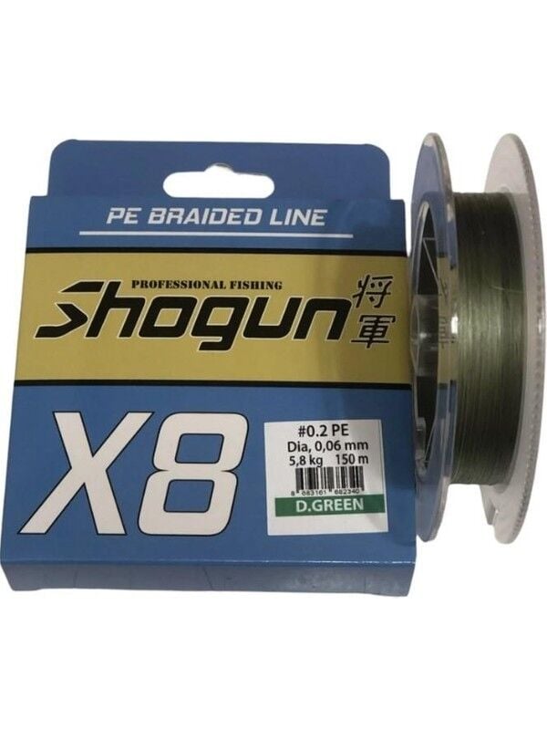 8x 150 mt Dark Green Ip Misina