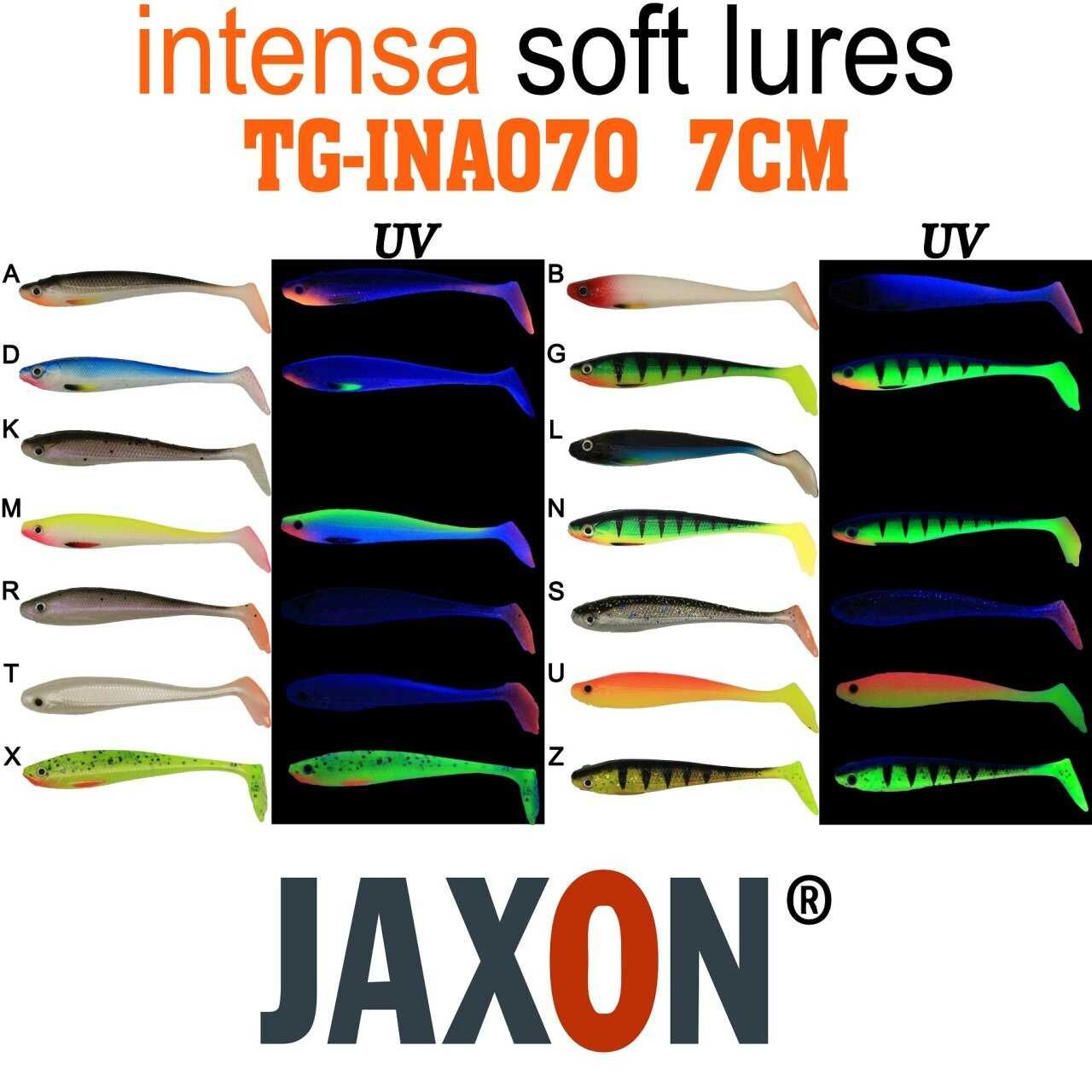 Jaxon Gummy İntensa Silikon 7cm #70D renk kodu: R