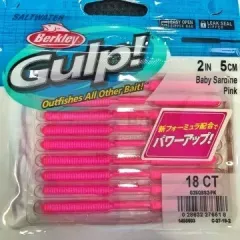 Berkley Gulp SW Baby Sardine Sahte Yemi renk: pink