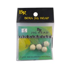 Bera Hareketli (Mafsallı) Jig Head green (Glow) - 3.5 GR 4 Adet