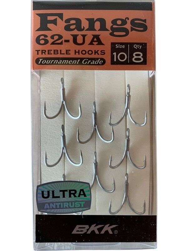 Fangs-62 Ua Üçlü Olta Iğnesi 8'li Paket No:10