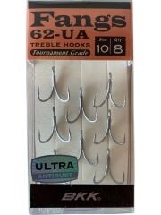 Fangs-62 Ua Üçlü Olta Iğnesi 8'li Paket No:10