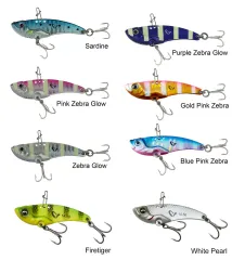 Savage gear 3D VIB Blade 3.5 cm 4 gr Sahte Balık #RENK: BLUE PİNK ZEBRA