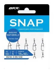 BKK Duolock Snap Swivel-51 Fırdöndü #NO: 00