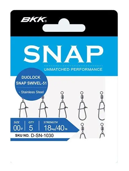 BKK Duolock Snap Swivel-51 Fırdöndü #NO: 1
