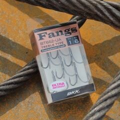 BKK Fangs-62 UA Üçlü Olta kancası no 8 8 Pcs