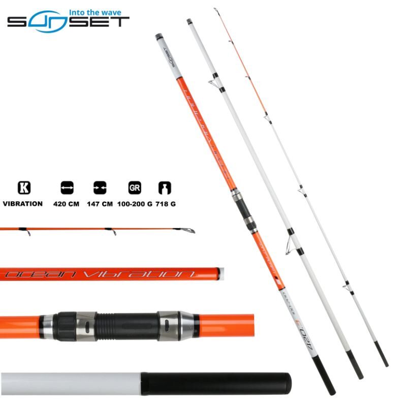 Ocean Vibration Hybrid LC 420 Cm Surf Kamışı (100-200 g atarlı)