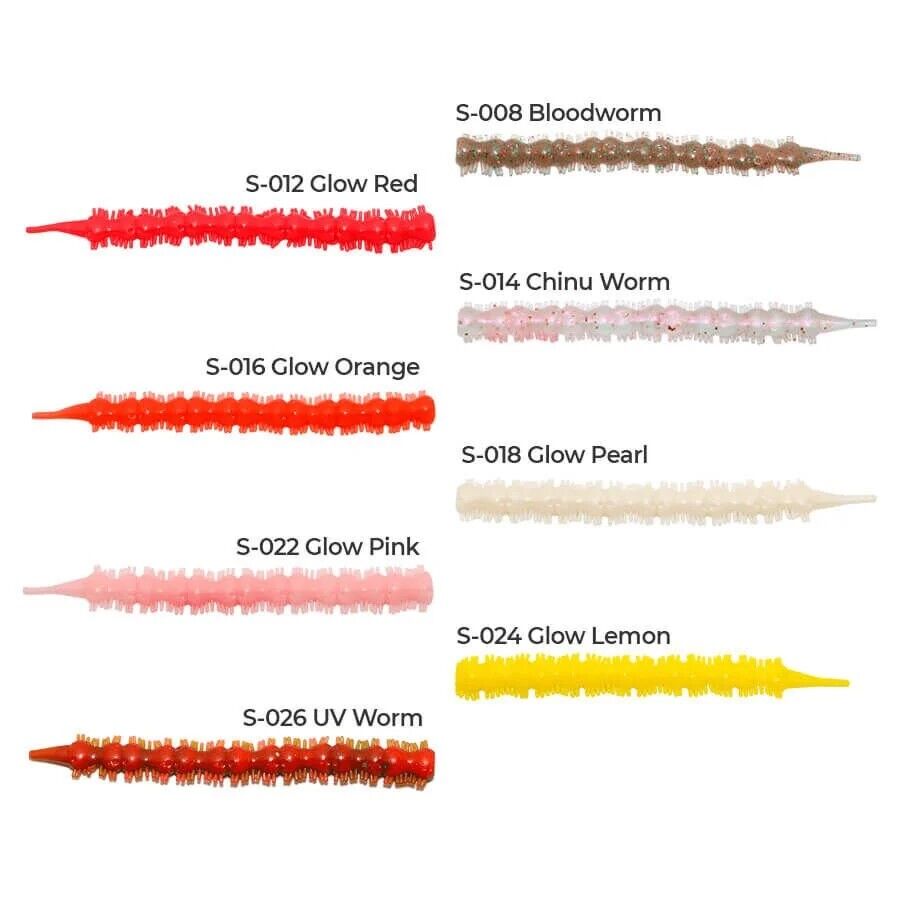 Hanfish BİBİ 50 mm Lrf Slikon Yem #RENK:S-008 BLODYWORM