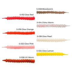 Hanfish BİBİ 50 mm Lrf Slikon Yem #RENK:S-008 BLODYWORM