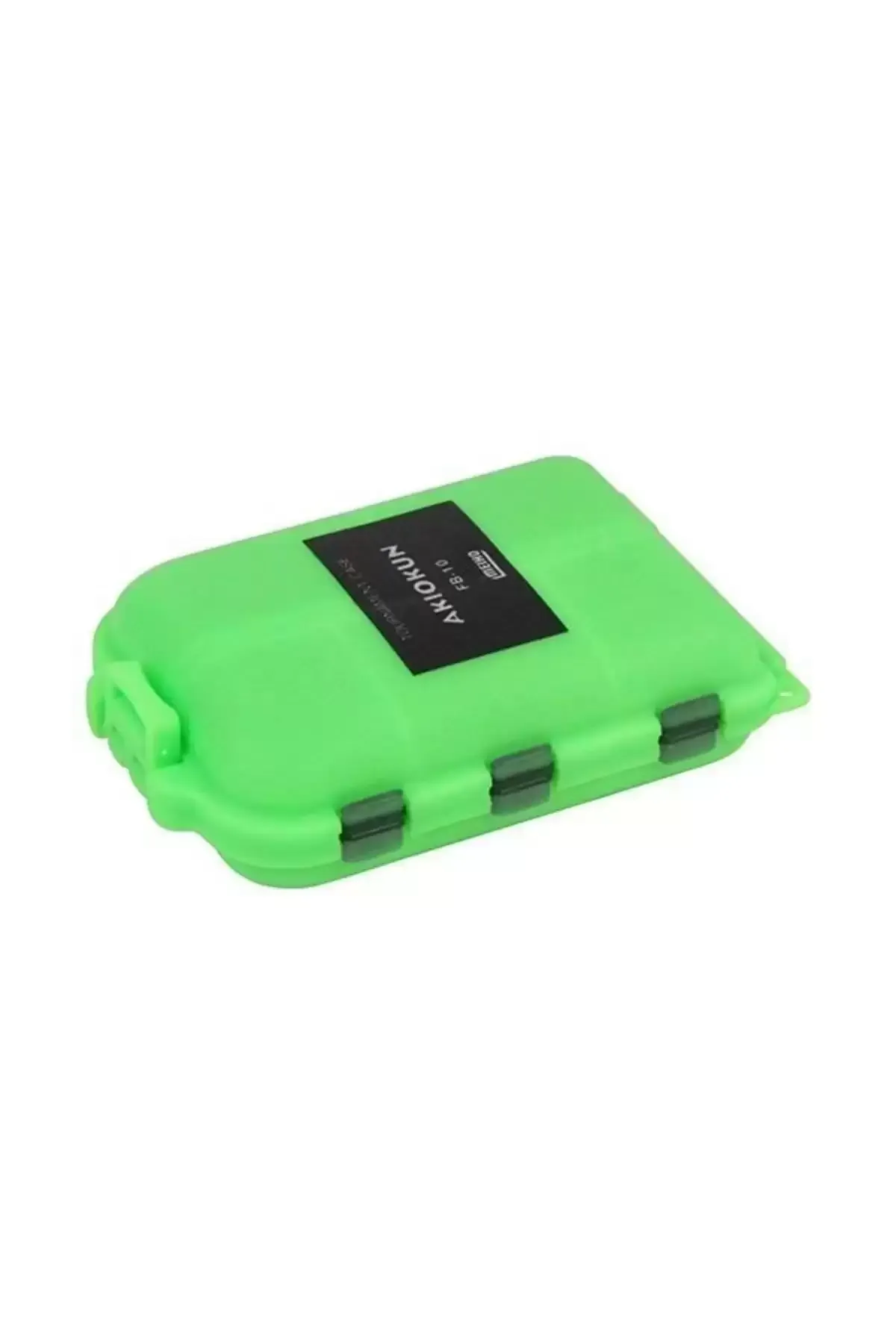 Meiho FB-10 Akiokun Tackle Box Malzeme Kutusu Yeşil