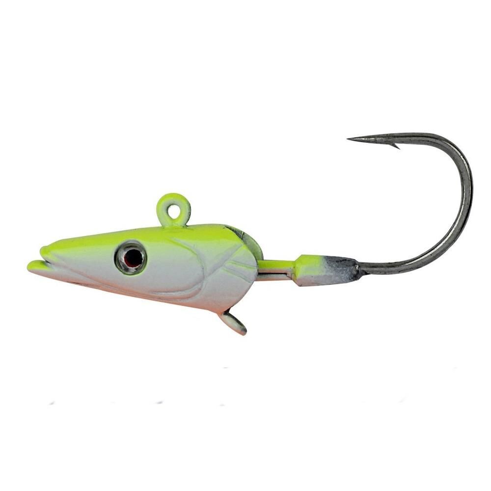 Savage gear Sandeel Jig Head 16g 3/0 - 3pcs Lemon Back Jig Head