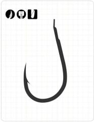 Fudo 0001 Delta Chinu Tırtıklı Pala Black Nikel İğne NO : 4