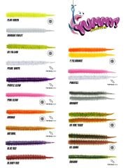 FUJIN Yummy Sandworm 7cm LRF Silikonu Renk: Pinkyeel