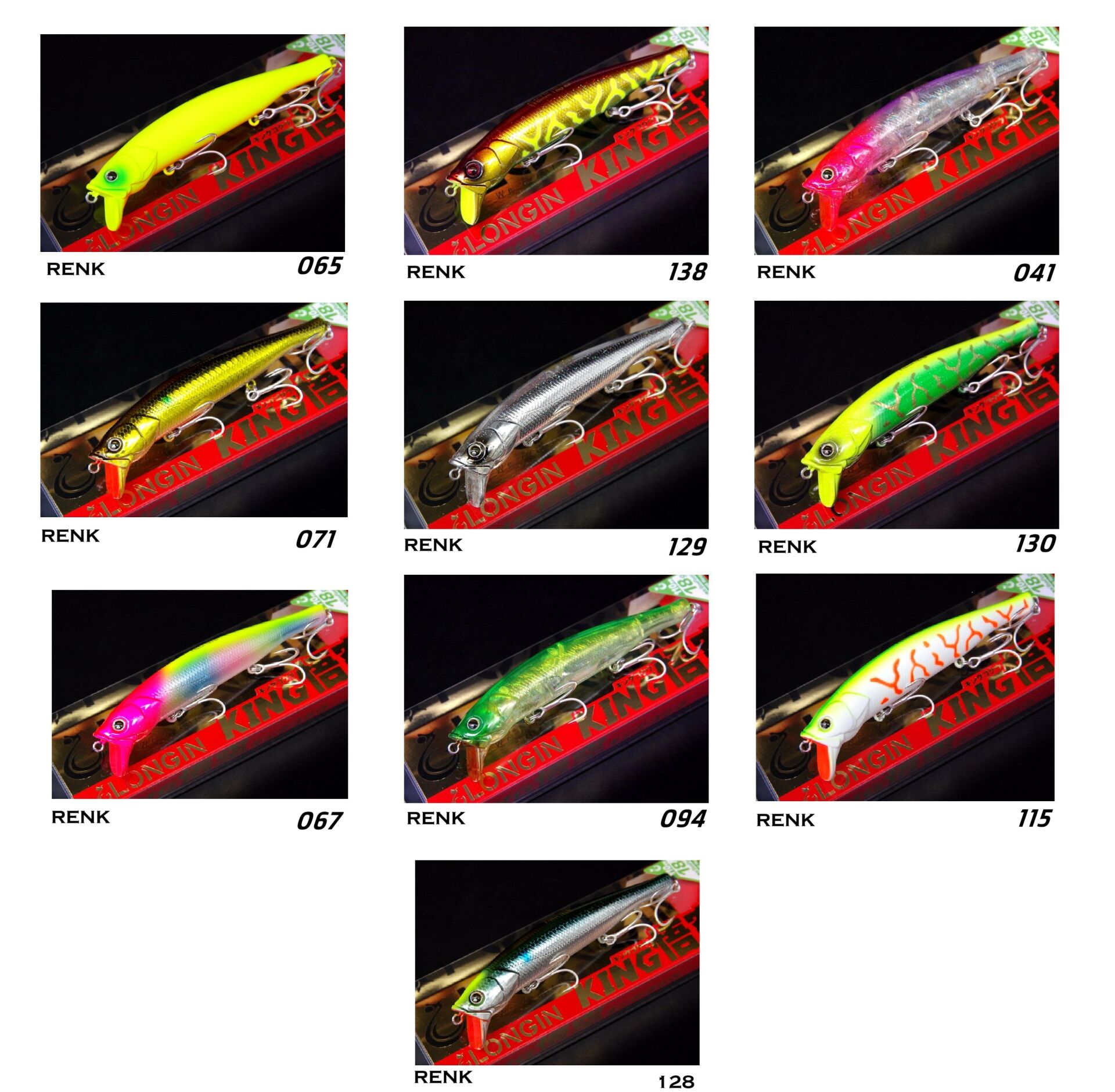 Longin King Goku 110SF 18 g. maket balık