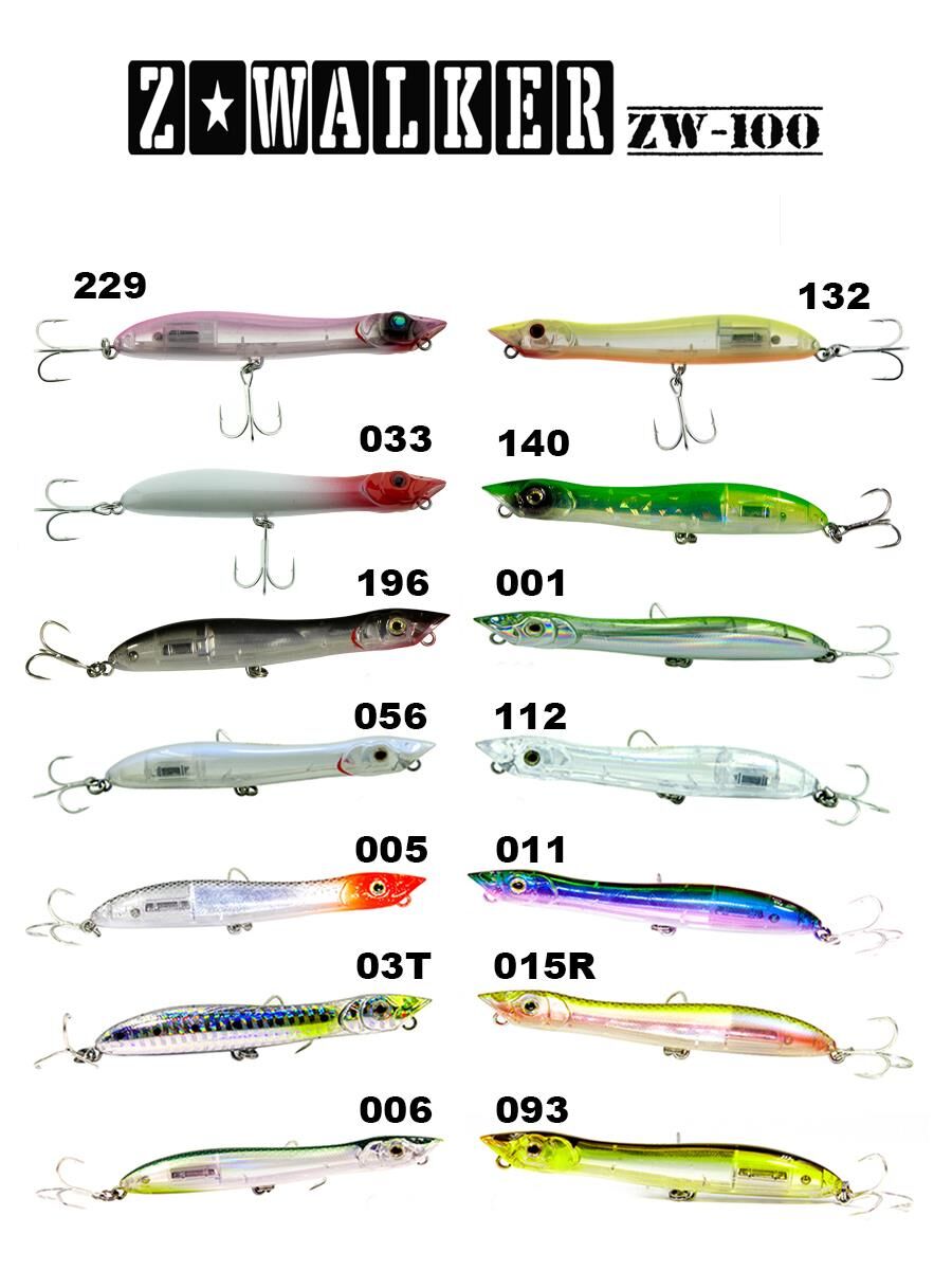 Fujin Z-Walker 100mm 11gr Su Üstü Maket Balık - #033 Red Head
