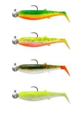 Savage Gear Cannibal Shad 10cm 9gr+10gr #3/0 Dark Water 4+4 Adet Silikon  Balık
