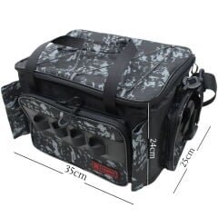 Noeby Big Boy Gri Kamuflaj Spin Çantası