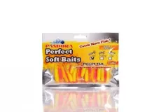 Pandora Pallet Tail soft baits 15'li paket balık kokulu 7 cm Renk-#Pink lemon